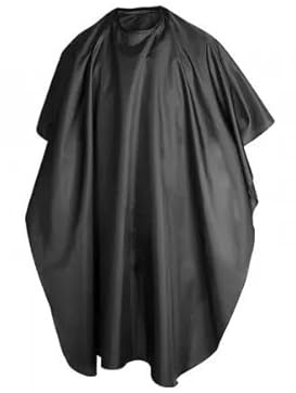 Generisch Mantella da parrucchiere, 130 x 150 cm, colore nero