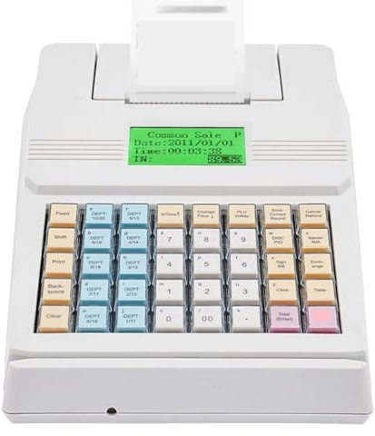 Caja registradora con pantalla táctil Caja Registradora Digital Pequeña, Caja Registradora Electrónica Tipo Cajón, Adecuada For Restaurantes, Supermercados Y Comercios Minoristas. Para comercios minor