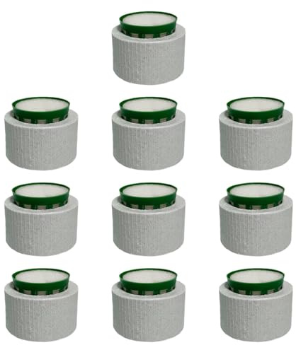 TAIZhiChen Lot de 10 Poids en Céramique pour Plantes D'aquarium avec Anneaux Fixes