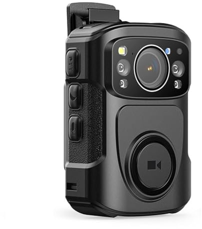Fangxuee Body Cam B4K5 4K IP68 GPS BodyCam 128GB 2160P Video Registrazione della Polizia Visione Night Vision Caricamento Mini Body Camera