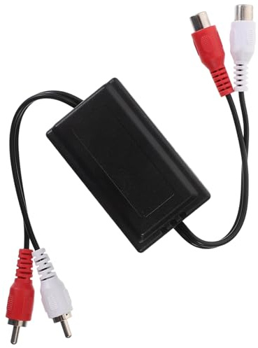 Tofficu Isolatore Di Rumore Circuito Di Terra Modello Filtro Antirumore Per Impianto Audio Auto Riduttore Di Terra e Disturbi Alternatore Per Impianto Audio Veicolare e Stereo Domestico