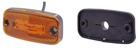 Hella 2PS 345 600-001 Seitenmarkierungsleuchte - LED - 12V + 9GD 341 063-007 Dichtung