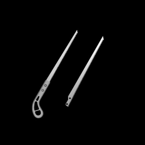 Cocktail saw hand saw, express three-sided grinding small SK5 alloy steel high toughness, garden trimming woodworking DIY tool, portable branch (with protective cover)