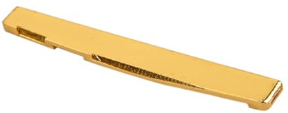 BESPORTBLE Gl224 Gitarrenbrücke Messing 72mm Akustikgitarren Steg Ersatzteil für Folk Gitarre Klangverbesserung
