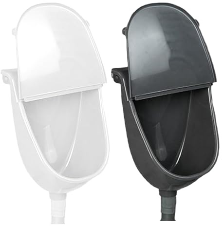 Urinoir Mural De Salle De Bain – Anti-déversement Mural, Couvercle De Toilette Avec Inverseur D'urine, Tuyau Fixé | Véhicule De Camping Idéal Pour Dortoir, Cour, Voyage En Plein Air, Utilisation D'urg