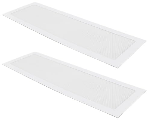 ZAICOLER 360 Mm X 120 Mm PC-Fodral Damm Mesh Filter, PVC-dator PC-Fodral Dammtät Filter, Magnetisk Ram Dammtät, Idealisk för Datorfläkt (Vit)