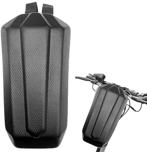 3 L Sacoche de guidon pour trottinette électrique, sacs pour trottinette pour scooter, sac pour trottinette électrique, sacoche de guidon avec coque rigide EVA, étanche à grande capacité, sacoche de