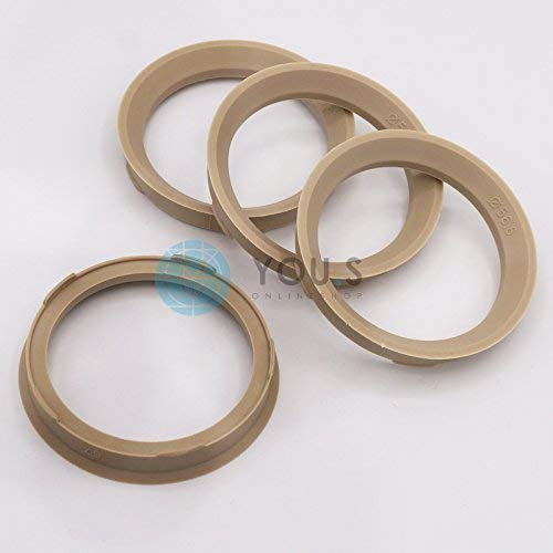 4 x ZENTRIERRINGE DISTANZRING für ALUFELGEN FZ73 67,0-56,6 mm CMS, DBV, Proline Wheels, Schmidt Revolution