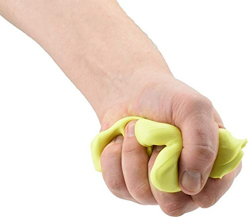 ATC Handels GmbH Fitnessknete in Widerstandsgrad mittel - 85g Dose - für Handtraining, Anti-Stress, Handmuskulatur, Feinmotorik - formbar, vielseitig und stärkend