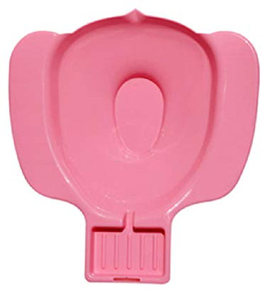 NANANA Bidetbecken Sitzbecken Sitzwanne Toiletteneinsatz für Männer und Schwangere Frauen, Waschhilfe Fassungsvermögen Ca.300~500Ml, 40X37x7.5Cm,Pink