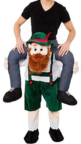 Lormaka Oktoberfest Bier Guy Schulter Tragen Maskottchen Kostüm Ride On Halloween Weihnachten Party Kleid