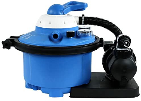 Comfortpool BASIC 8.5 Sandfilterpumpe | für Größere Schwimmbäder bis 40.000 Liter | Mit 7-Wegeventil und Druckmesser ausgestattet | Geeignet für Sand, Glasperlen und Filterbälle