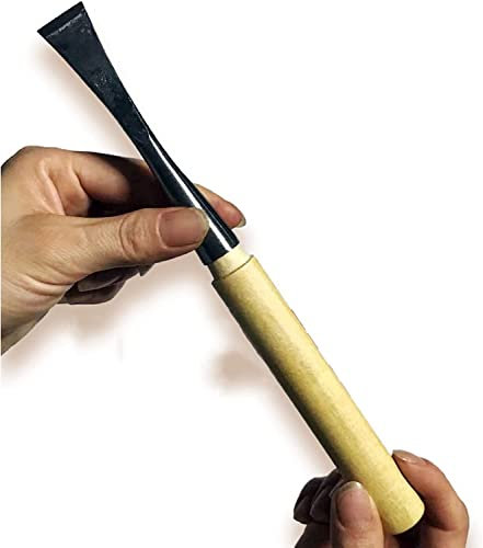 OITTo Ciseau de sculpture sur bois, outils de sculpture sur bois dur, forge à la main, fournitures professionnelles, outils de loisirs créatifs, stylo de sculpture sur bois (taille : 5 mm)