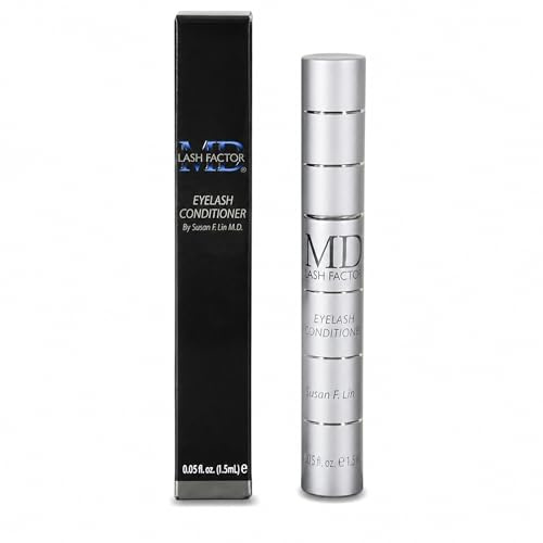 MD Lash Factor Eyelash Conditioner Advanced Lash Enhancing Serum for Longer Thicker Fuller Looking Lashes Cruelty-Free for Sensitive Eyes 0.05 fl oz Trial Size