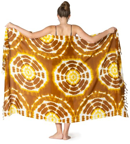 PANASIAM Sarong sunrise, brown, L