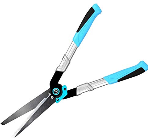 UNbit Verstellbare Gartenschere, Gartenschere, Gartenschere, scharfe Zaun-Gartenschere, Ast, Blumenveredlung, Trimmer, Astschneider, rutschfester Griff, multifunktionale Gartenschere