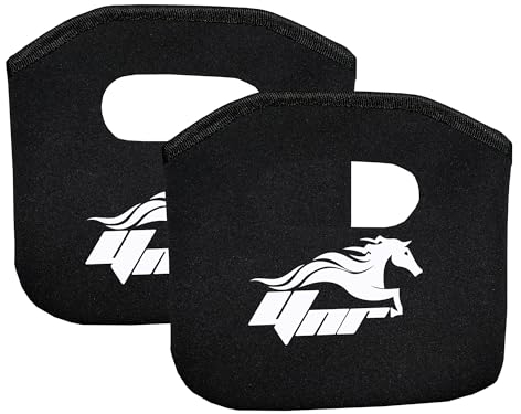 YNR Steigbügelschoner für Bügeleisen Steigbügel Platis Steigbügel Flexibles Neopren Material Steigbügel Socken für Sattel Reitausrüstung Pferd Zaumzeug Schutz