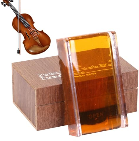 Violin-Kolophonium für Bogen, Musikinstrument-Zubehör, Viola Kolophonium, leichtes Kolophonium, Zubehör für Violine, Viola Kolophonium, natürlich für Violine, Gelb