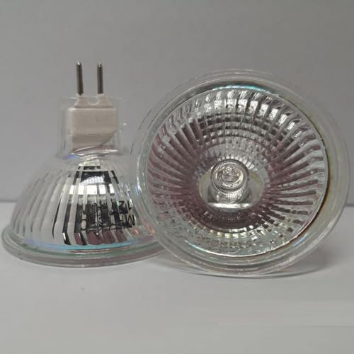 LEDLOCLB Foco halógeno MR16, 12 V, 35 W, regulable, blanco cálido, 5 unidades, 5 unidades, 12 V-35 W