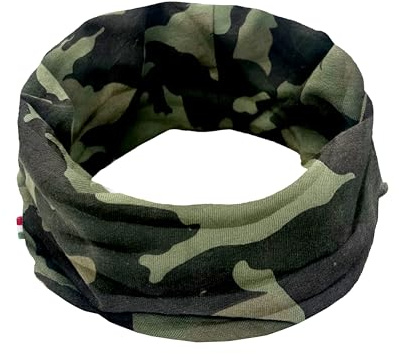TMK Calentador de cuello multifuncional, unisex, 100% algodón, número de artículo 1212, camuflaje, Talla única