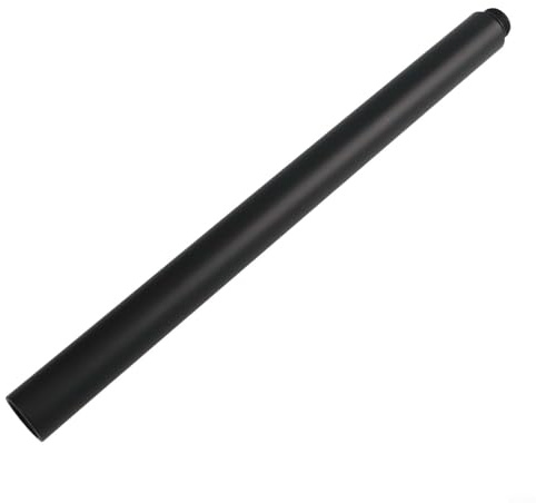 Bras d'extension de douche de 30 cm, barre ronde en acier inoxydable, support réglable en hauteur pour pommeau de douche à main, accessoires de salle de bain (noir)