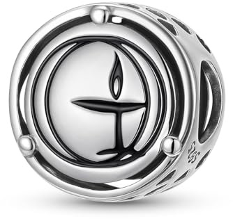 ZUOHUI Charm Calice enflammé en argent sterling S925 for femme | Création de bijoux DIY et compatible avec les bracelets Pandora | Cadeau d'anniversaire for sœur, mère ou petite amie