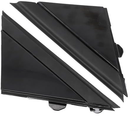 ARMYJY Per Fiat 500 2012 2019 Lucido Nero Specchio Bandiera Copertura Modanature 2 Pz Sinistra e Destra