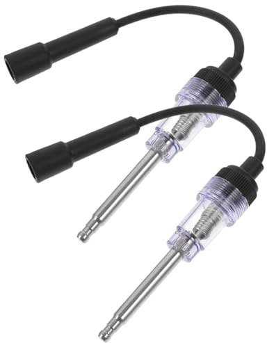 GANAZONO 2piezas Tester De Bujías Encendido Coche Herramienta Ligera Probador Vehículo Motor Accesorio Robusto y Preciso Para Diagnóstico