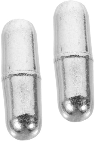 BAZEITFLOW 2pcs Magnetic Stir Bars Stainless Steel Liquid Stirrer Rods for Laboratory Experiments Adjustable Speed Compact Design Heat Resistant Magnetic Stirrer Kit
