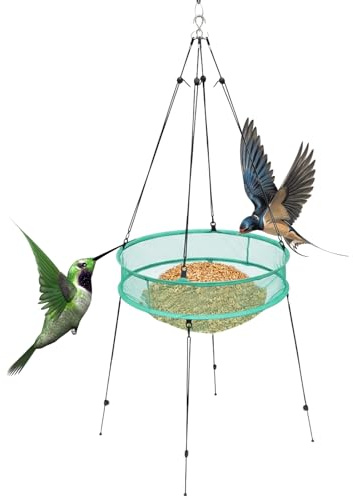 Recogedor de cuencos para pájaros, resistente, plegable, duradero, permanece tumbado | para familias, amigos, exteriores, jardín, césped, patio, terreno
