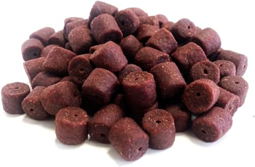MALTBYS' STORES 1904 LTD Drilled Halibut Pellets Red 14mm 5kg Fishing Bait