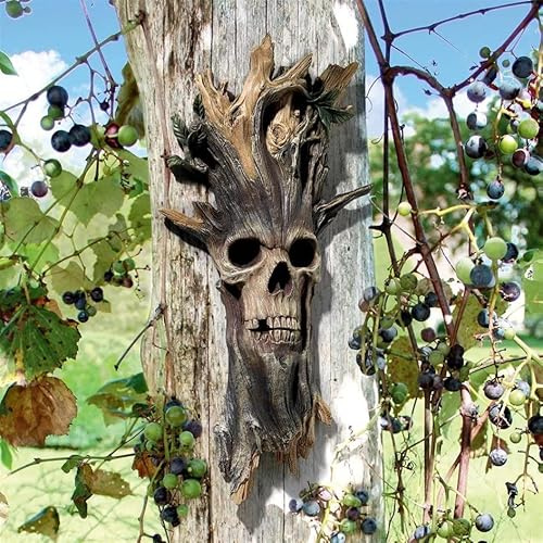 Design Toscano CL7134 Wandskulptur, Böser Baum des Wissens, volle Farbe
