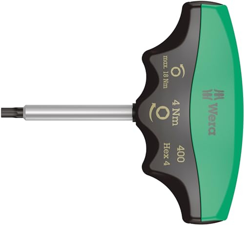 Wera 05005080001 400 Hex Drehmoment Schraubendreher Schwarz, Grün 4.0 mm, 4.0 Nm