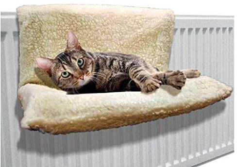 MantraRaj Cat Kitten Pet Dog Animal Puppy Hanging Radiator Bed Warm Fleece Basket Cradle Hammock Strong
