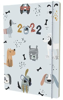 Collins Maru A6 Tag a Seite 2022 Tagebuch – Hunde