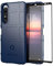 Asuwish Phone Case for Sony Xperia 1 II 2 / Experia 1II 5G with Tempered Glass Screen Protector Cover and Slim Thin Hard Cell Accessories Protective Experia1ii XQ-AT52 XQ-AT51 XQ-AT42 Women Men Blue