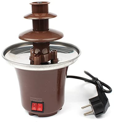 Mini fuentes de Chocolate de 3 capas, máquina para hacer cascadas, eventos en el hogar, exposición, boda, fiesta de cumpleaños