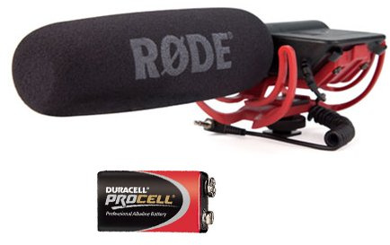 Rode Rycote VideoMic Directional Microphone with 9 V Battery (Renewed)