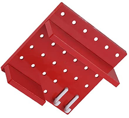 Hemobllo 1satz Küchen-pegboard Wandhalterung Praktischer Organizer Für Küchenwerkzeuge Aufbewahrung Mit Löchern Starke Tragfähigkeit Installieren Für Garage Und Büro