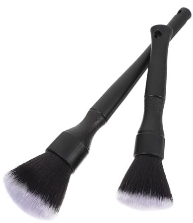 FUNOMOCYA 2 Pièces Brosse De Beauté Polyvalente pour Dépoussiérage De Voiture Bureau Et Nettoyage Intérieur Brosse Flexible Et Douce Facile à Stocker