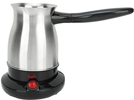 Cafetière Électrique Turque, 600 ml, Bouilloire en Acier Inoxydable pour Café Grec et Arabe, Chauffage Rapide
