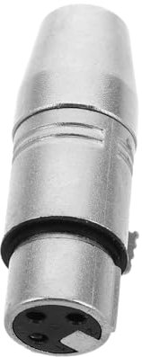 KOMBIUDA Panneau De Brassage XLR Adaptateur Connecteur XLR Femelle vers Femelle Adaptateur Audio pour Microphone Câble De Connexion pour Micro Mixeur Amplificateur