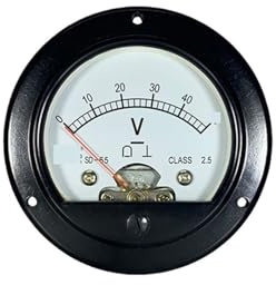 MRVAKDYDI Pannello amperometrico Amperometro, Voltmetro DC SD65 analogico 82mm tensioni Multiple(DC450V)