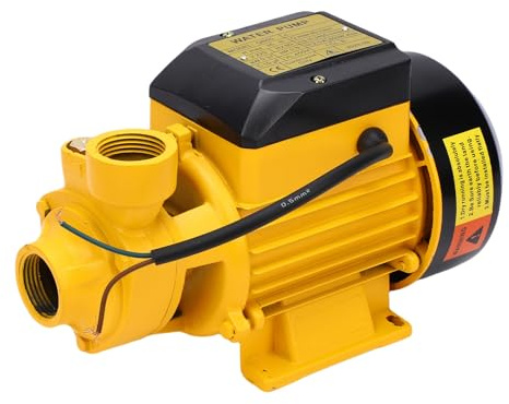 Luocute Bomba Centrífuga de Transferencia de Agua 650W 35m Elevación 40L/min Caudal 1 Pulgada Entrada Salida Bomba Periférica 3400RPM para Riego por Presurización Doméstica