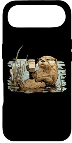 Custodia per iPhone Air Lontre Caffè Mustelidi Fiume Lontra Mare - Carnivori Lontre