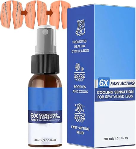 GFOUK VascuCare Vein Healing Spray – Vein-Guard Herbal Spray for legs, Natural Varicose Vein Soothing Sprays, Professional Vein Soothingspray for All Skin Types (1 Pcs)