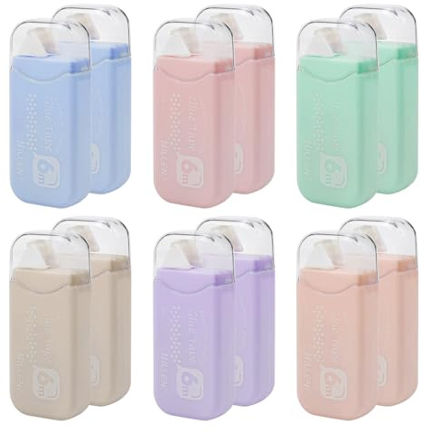 Suevut 12 Pièces Rouleaux Roller de Colle, Mouse Glue Roller