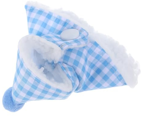 HOMOCONO Warm Plush Bird Cloak for Parrot and Pet Bird, Soft Plaid Winter Coat with Gentle Skin Protection, for Outdoor Activities and Cold Weather
