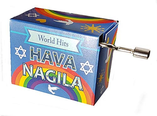 Fridolin HAVA Nagila Welt Hit Mini Drehorgel //Spieluhr Kurbelwerk World Hit