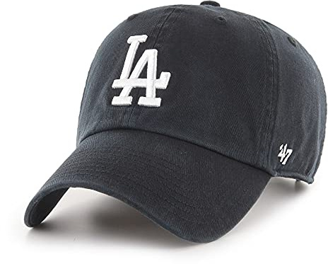 47 Los Angeles Dodgers Black MLB Clean Up Cap